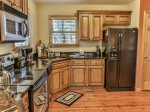 Granite counters and modern appliances